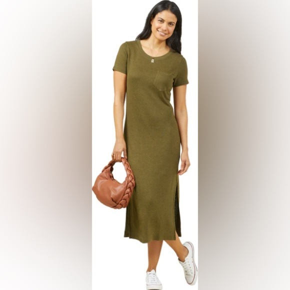 *NWT* Outerknown Neptune Tee Midi Dress - Picture 2 of 5